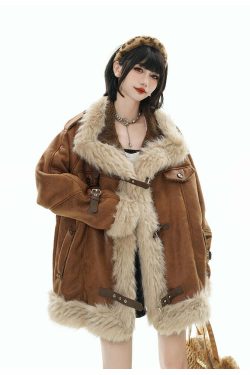 GCINIM Y2K Faux Leather Buckle-Strap Jacket - 90s Grunge, Retro, Gothic, Summer & Party Outfits