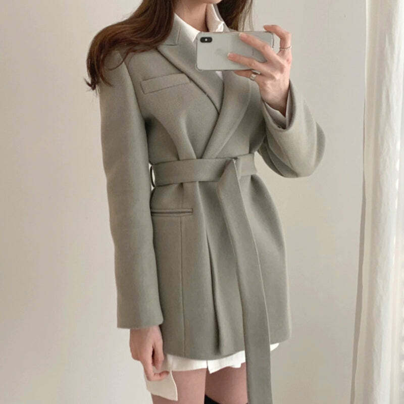 Giada Blazer Coat - Y2K Summer & 90s Fashion, Grunge, Retro, Pastel Goth, Y2K Party Outfit