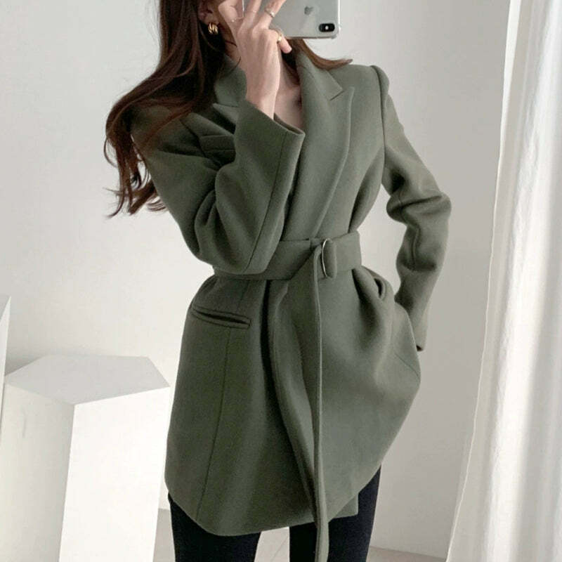 Giada Blazer Coat - Y2K Summer & 90s Fashion, Grunge, Retro, Pastel Goth, Y2K Party Outfit