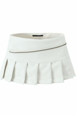 Gillian Pleated Mini Skirt - Y2K Summer, 90s Grunge, Retro Style, Y2K Party & Club Outfits