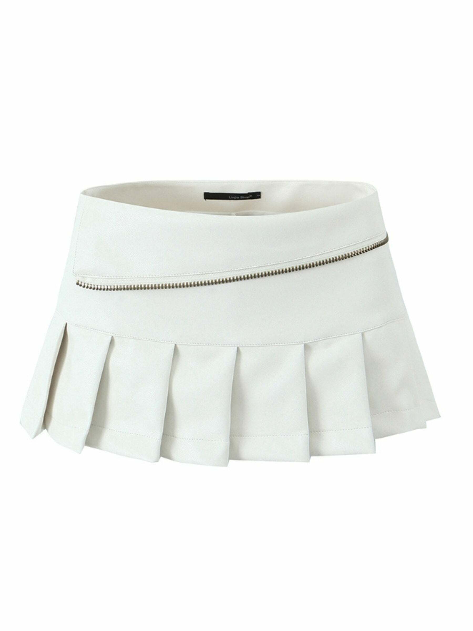 Gillian Pleated Mini Skirt - Y2K Summer, 90s Grunge, Retro Style, Y2K Party & Club Outfits