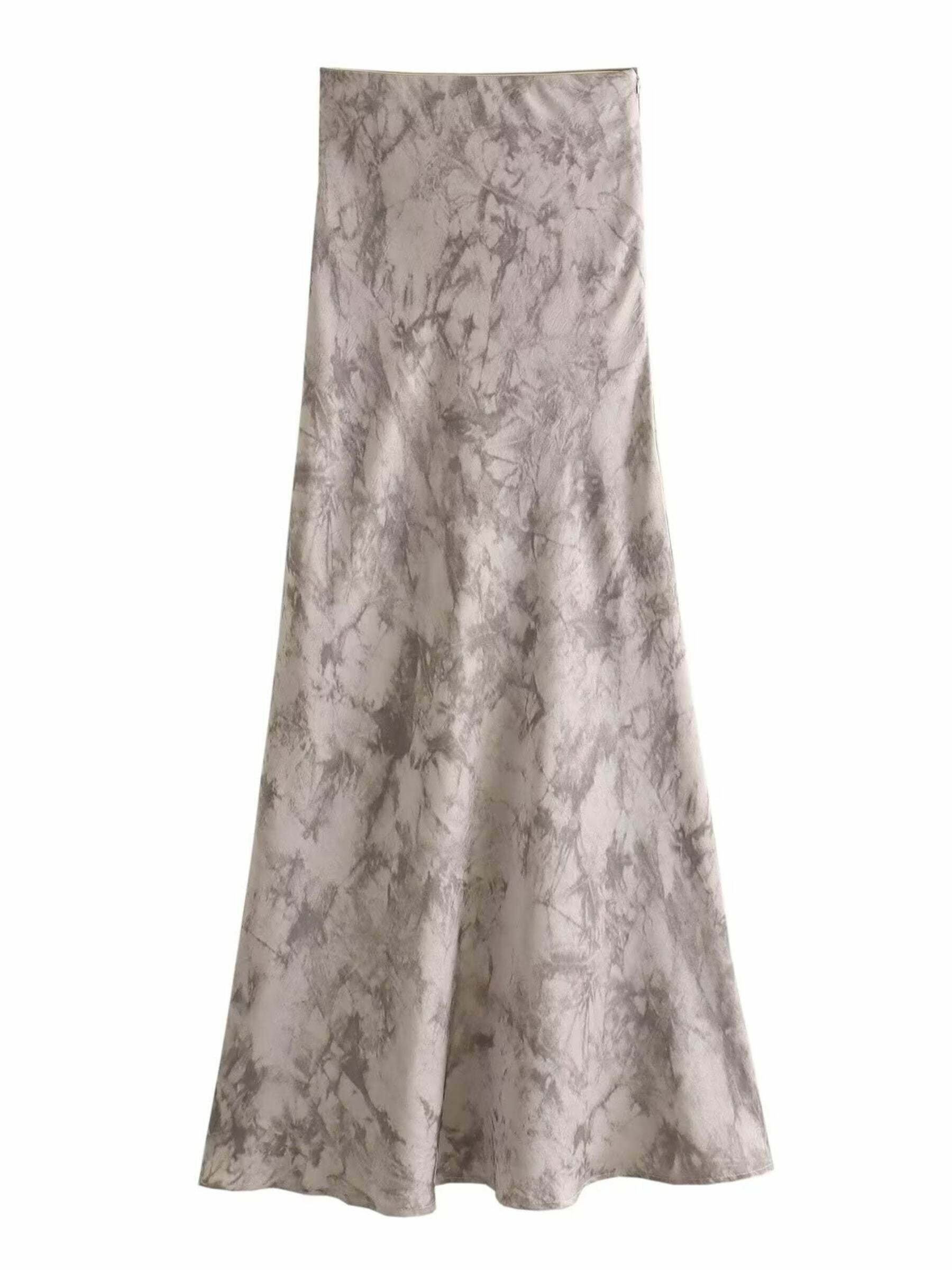 Glorianna Y2K Elastic Waist Maxi Skirt - 90s Grunge, Retro Summer, Pastel Goth, Party Outfit