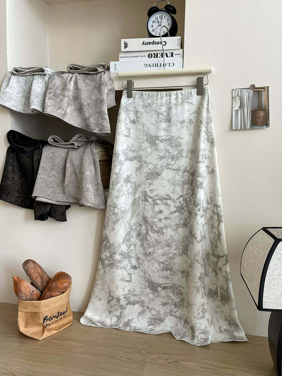 Glorianna Y2K Elastic Waist Maxi Skirt - 90s Grunge, Retro Summer, Pastel Goth, Party Outfit