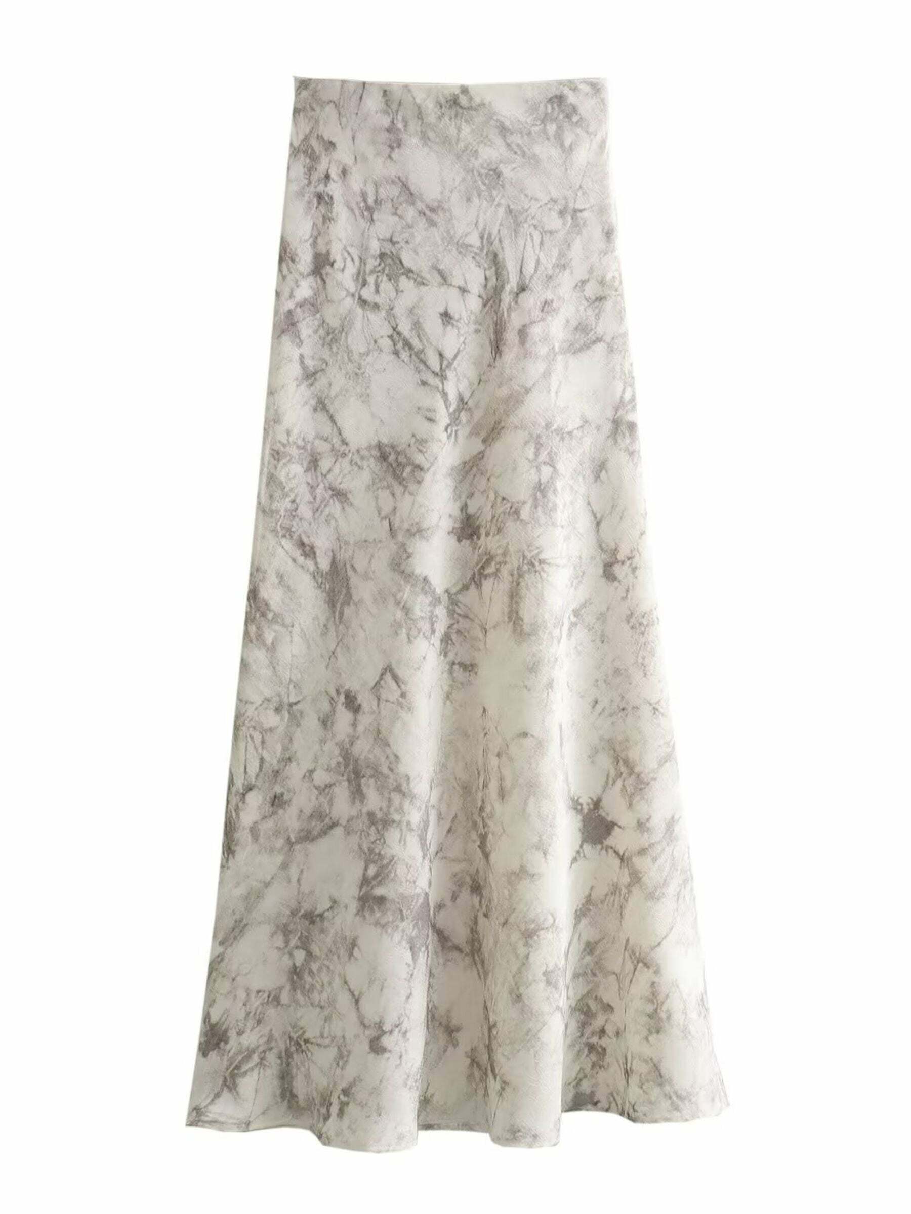 Glorianna Y2K Elastic Waist Maxi Skirt - 90s Grunge, Retro Summer, Pastel Goth, Party Outfit
