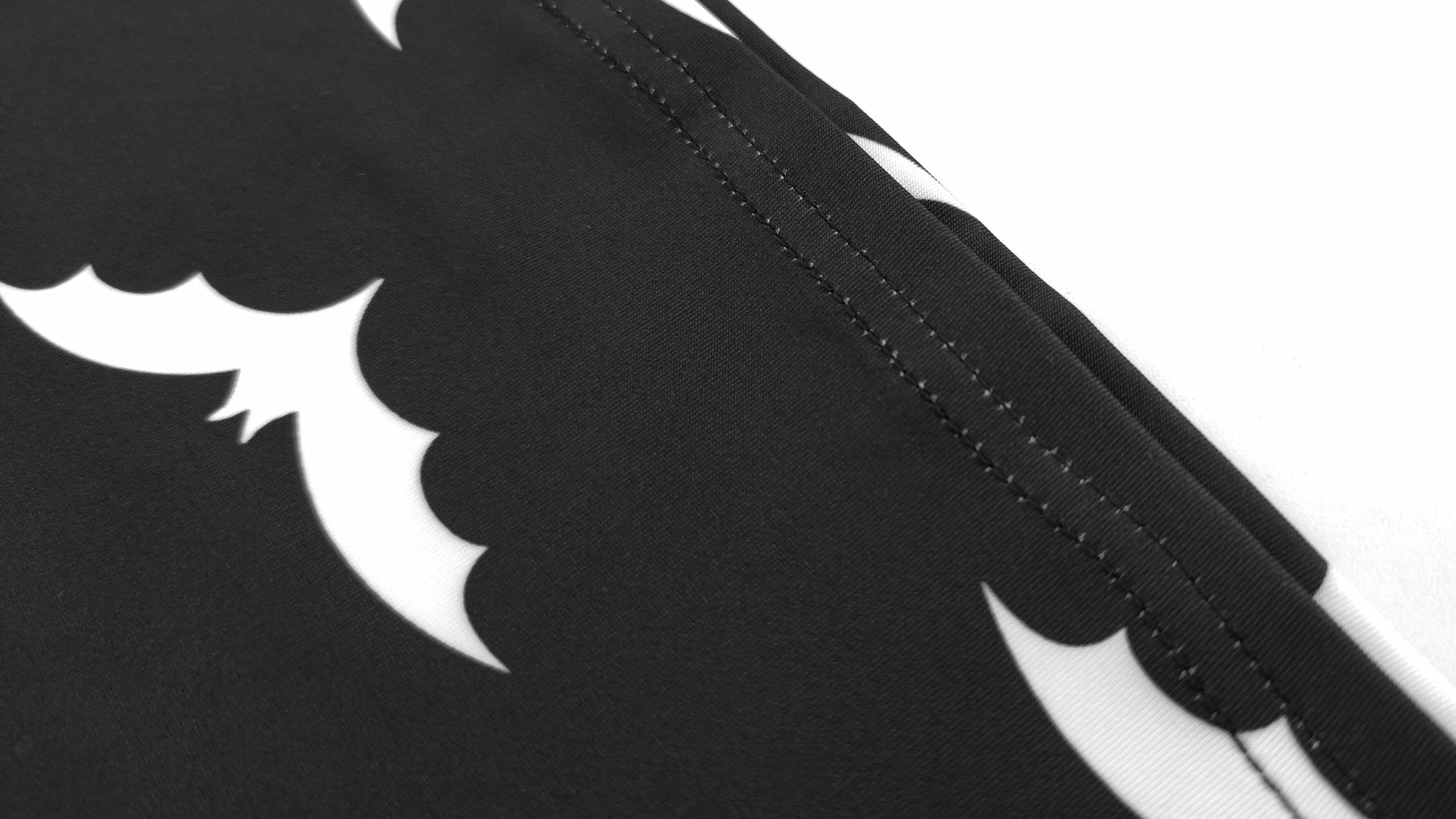 Gothic Black Bat Pattern Dress - Y2K Grunge, 90s Fashion, Retro Style, Pastel Goth Outfit