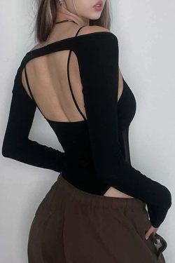 Gothic Mesh High Cut Bodysuit & Shrug Top - Y2K Grunge, 90s Fashion, Retro Summer Outfit