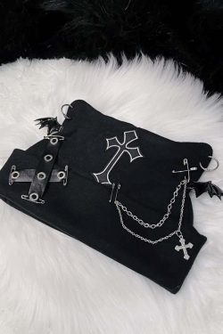 Gothic Rebel Soul Beanie - Y2K Grunge, 90s Fashion, Retro Style, Pastel Goth, Y2K Club