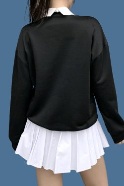 Gothic Y2K Ouija Board Sweatshirt - Retro 90s Grunge, Pastel Goth, Y2K Fashion Outfit