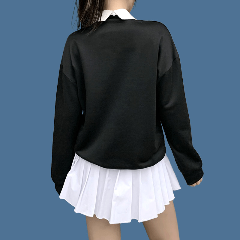 Gothic Y2K Ouija Board Sweatshirt - Retro 90s Grunge, Pastel Goth, Y2K Fashion Outfit