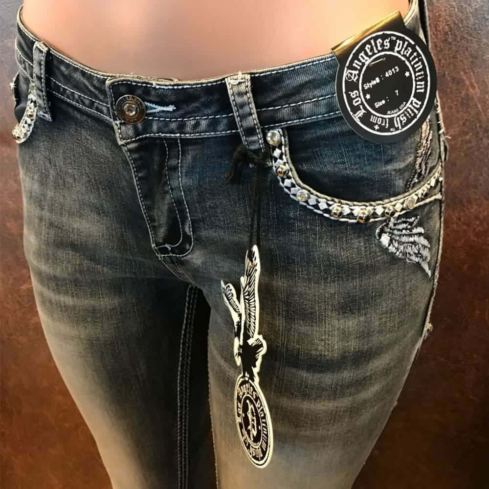 Gothic Y2K Skull Embroidered Jeans - Retro 90s Grunge Fashion for Summer and Party Outfits