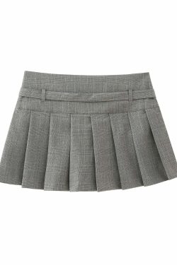 Greta Pleated Mini Skirt - Y2K Summer, 90s Grunge, Retro Goth, Y2K Party & Club Outfits