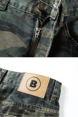 GTRG Camouflage Jeans - Y2K Summer Grunge, 90s Retro, Gothic Y2K, Y2K Club & Party