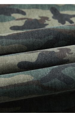 GTRG Camouflage Jeans - Y2K Summer Grunge, 90s Retro, Gothic Y2K, Y2K Club & Party