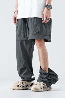 GTRG Detachable Cargo Pants - Y2K Grunge, 90s Fashion, Retro Style, Summer Y2K Outfits