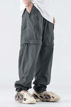 GTRG Detachable Cargo Pants - Y2K Grunge, 90s Fashion, Retro Style, Summer Y2K Outfits