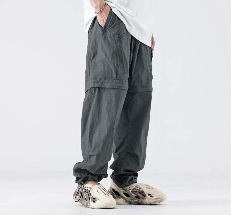 GTRG Detachable Cargo Pants - Y2K Grunge, 90s Fashion, Retro Style, Summer Y2K Outfits