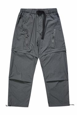 GTRG Detachable Cargo Pants - Y2K Grunge, 90s Fashion, Retro Style, Summer Y2K Outfits