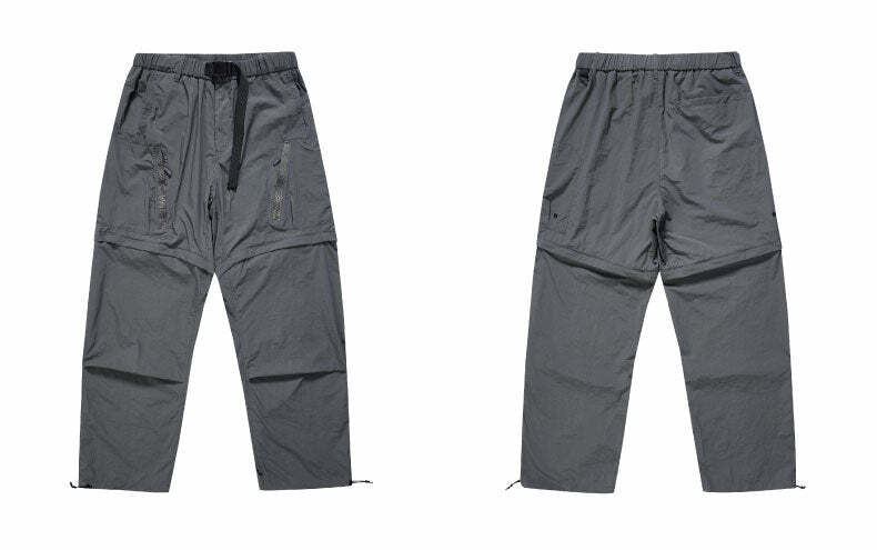 GTRG Detachable Cargo Pants - Y2K Grunge, 90s Fashion, Retro Style, Summer Y2K Outfits