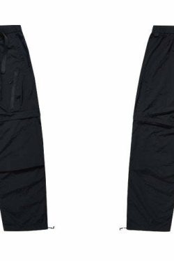 GTRG Detachable Cargo Pants - Y2K Grunge, 90s Fashion, Retro Style, Summer Y2K Outfits