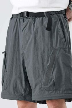 GTRG Detachable Cargo Pants - Y2K Grunge, 90s Fashion, Retro Style, Summer Y2K Outfits