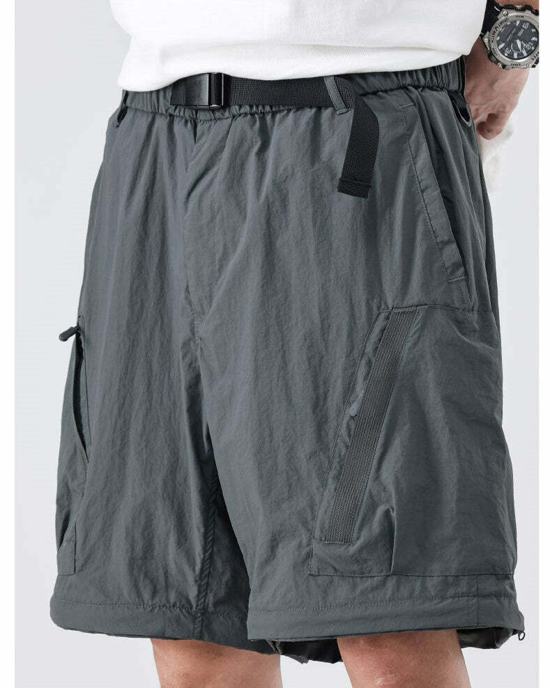 GTRG Detachable Cargo Pants - Y2K Grunge, 90s Fashion, Retro Style, Summer Y2K Outfits