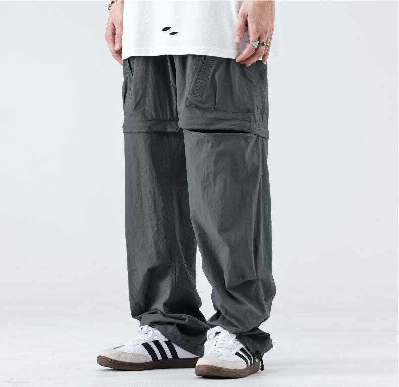 GTRG Detachable Cargo Pants - Y2K Grunge, 90s Fashion, Retro Style, Summer Y2K Outfits