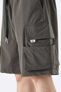 GTRG Everest Cargo Shorts - Y2K Summer Grunge, 90s Retro, Y2K Club & Party Outfits