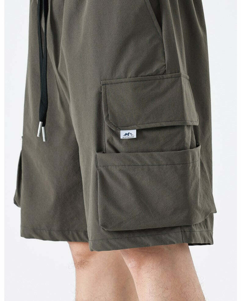 GTRG Everest Cargo Shorts - Y2K Summer Grunge, 90s Retro, Y2K Club & Party Outfits