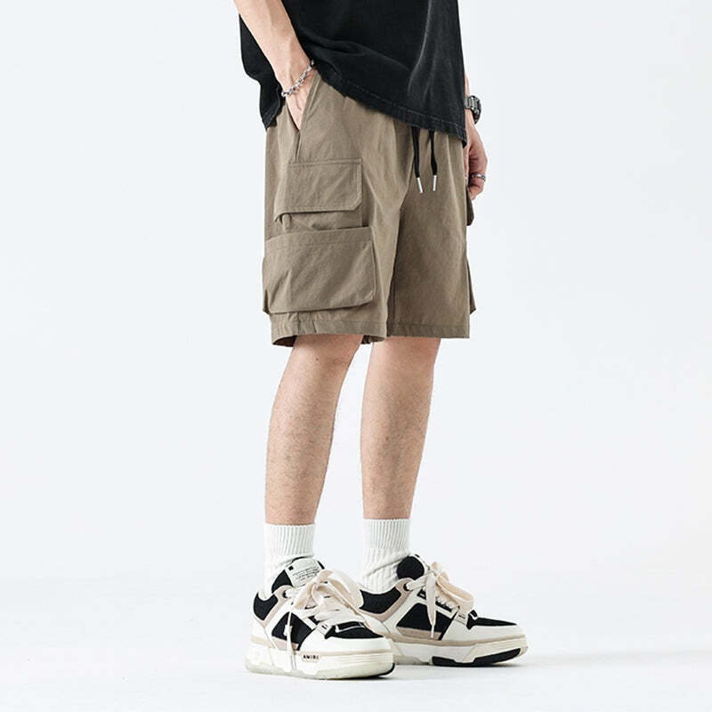 GTRG Everest Cargo Shorts - Y2K Summer Grunge, 90s Retro, Y2K Club & Party Outfits