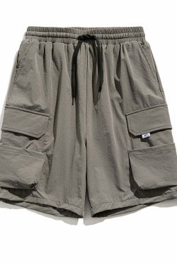 GTRG Everest Cargo Shorts - Y2K Summer Grunge, 90s Retro, Y2K Club & Party Outfits