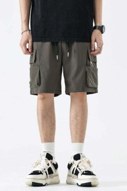 GTRG Everest Cargo Shorts - Y2K Summer Grunge, 90s Retro, Y2K Club & Party Outfits