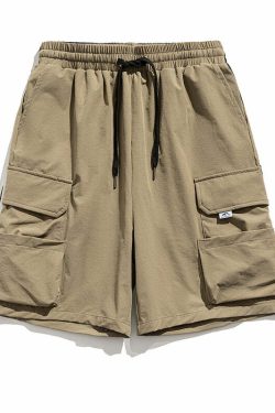 GTRG Everest Cargo Shorts - Y2K Summer Grunge, 90s Retro, Y2K Club & Party Outfits