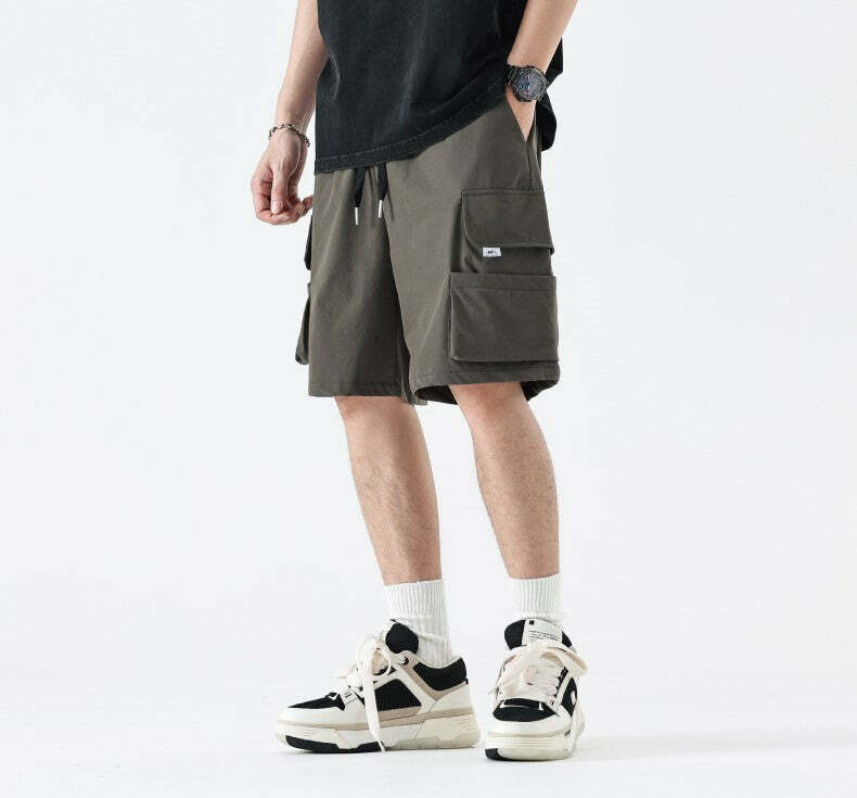 GTRG Everest Cargo Shorts - Y2K Summer Grunge, 90s Retro, Y2K Club & Party Outfits