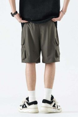 GTRG Everest Cargo Shorts - Y2K Summer Grunge, 90s Retro, Y2K Club & Party Outfits