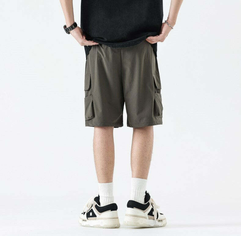 GTRG Everest Cargo Shorts - Y2K Summer Grunge, 90s Retro, Y2K Club & Party Outfits