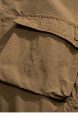 GTRG Paneled Button-Up Shirt - Y2K Summer Grunge, 90s Retro, Gothic Y2K, Y2K Club