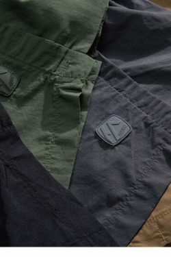 GTRG Paneled Button-Up Shirt - Y2K Summer Grunge, 90s Retro, Gothic Y2K, Y2K Club