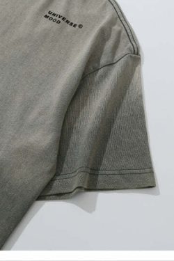 GTRG Retro-Washed Gradient Tee - Y2K Summer, 90s Grunge, Pastel Goth, Y2K Club Outfits