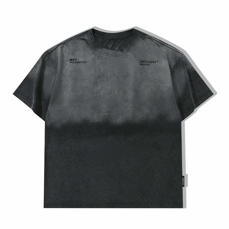 GTRG Retro-Washed Gradient Tee - Y2K Summer, 90s Grunge, Pastel Goth, Y2K Club Outfits