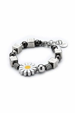 GUUKA Daisy Beaded Bracelet - Y2K Summer, 90s Grunge, Retro Style, Pastel Goth, Y2K Pop
