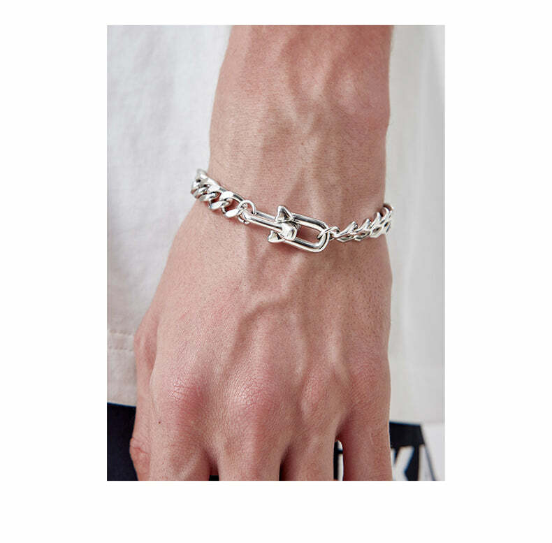 GUUKA Double Heart Bracelet - Y2K & 90s Fashion, Grunge, Retro, Pastel Goth, Popstar, Summer Out