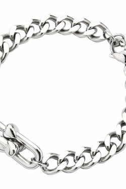 GUUKA Double Heart Bracelet - Y2K & 90s Fashion, Grunge, Retro, Pastel Goth, Popstar, Summer Out