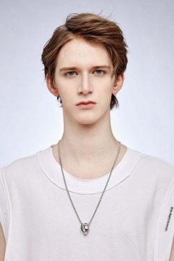 GUUKA Double Ring Necklace - Y2K Grunge & 90s Fashion Accessory for Retro, Goth, and Party Outfits