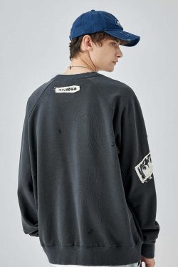 GUUKA Manga Sweatshirt - Y2K Summer, 90s Grunge, Retro 70s, Pastel Goth, Y2K