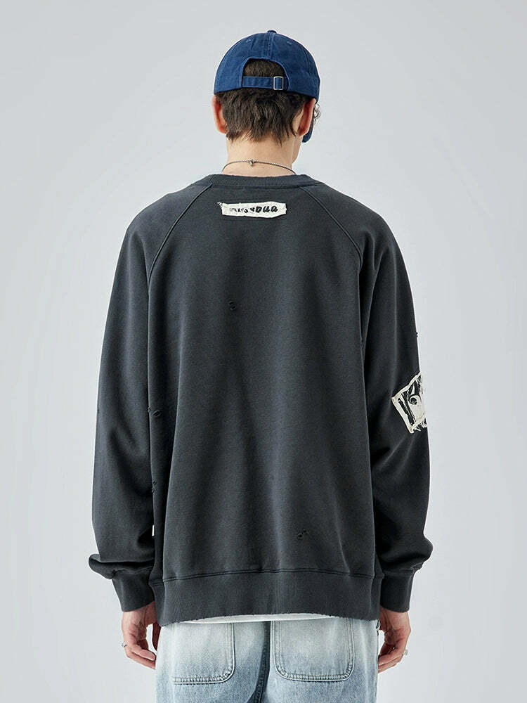 GUUKA Manga Sweatshirt - Y2K Summer, 90s Grunge, Retro 70s, Pastel Goth, Y2K
