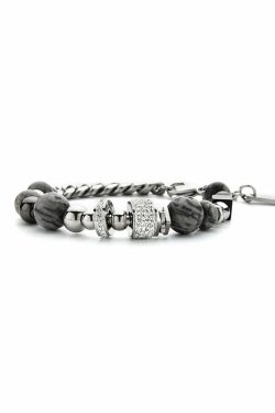 GUUKA Y2K Marble Stone Bracelet - Retro 90s Grunge, Pastel Goth, and Summer Y2K Fashion Accessory