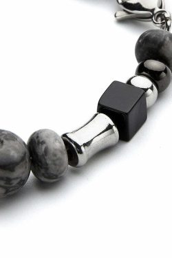 GUUKA Y2K Marble Stone Bracelet - Retro 90s Grunge, Pastel Goth, and Summer Y2K Fashion Accessory