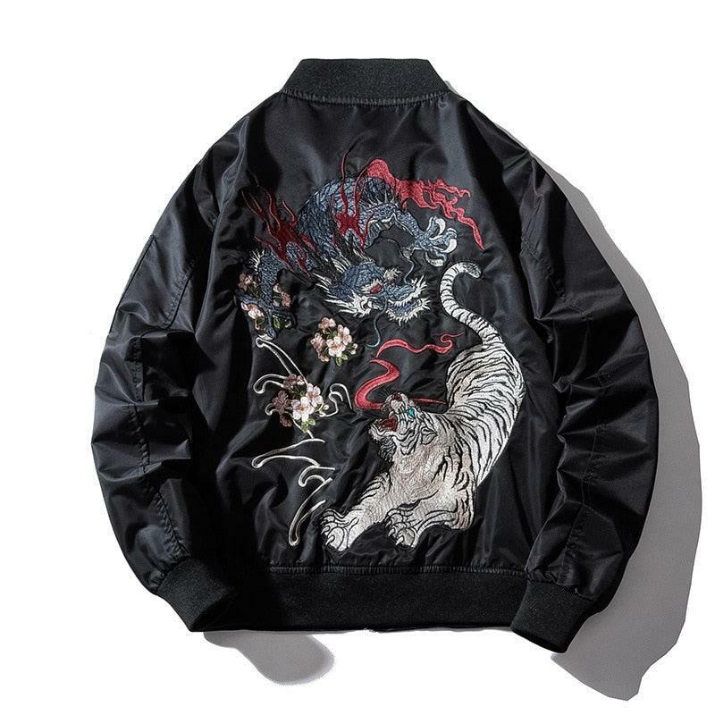 GXP1999 'Yin Yang' Lightweight Souvenir Jacket - Y2K Summer, 90s Grunge, Retro Y2K Fashion