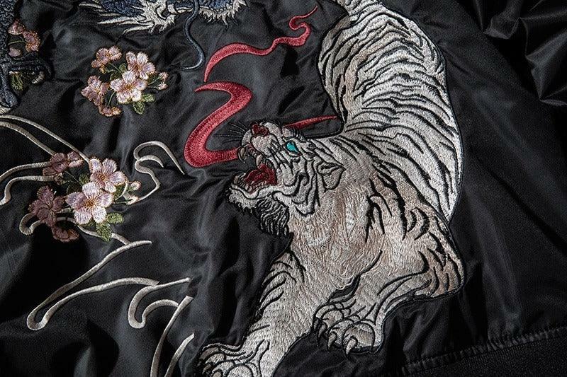 GXP1999 'Yin Yang' Lightweight Souvenir Jacket - Y2K Summer, 90s Grunge, Retro Y2K Fashion