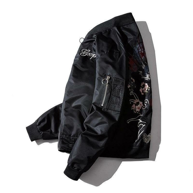 GXP1999 'Yin Yang' Lightweight Souvenir Jacket - Y2K Summer, 90s Grunge, Retro Y2K Fashion
